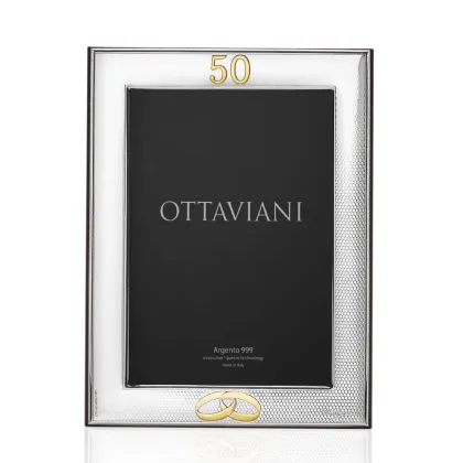 Zdjęcie Stylowa ramka na fotografie „50 lat małżeństwa” o wymiarach 18×24 cm