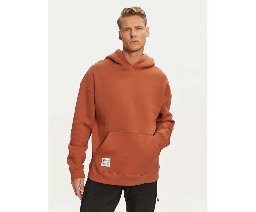 obrazek 1 Alpha Industries Bluza 146336 Brązowy Regular Fit