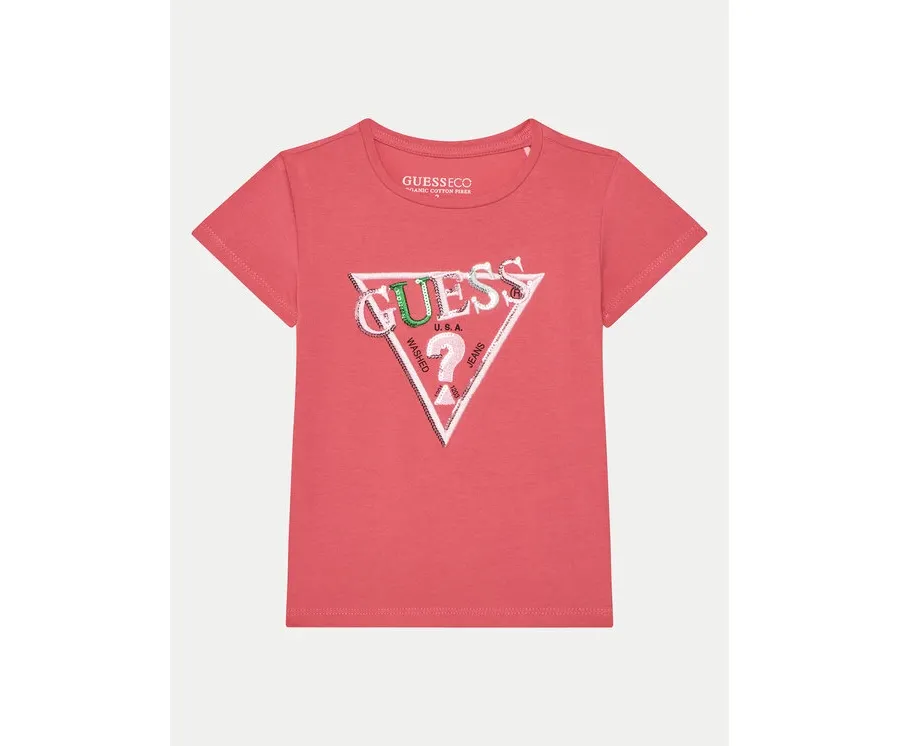 obrazek 1 Guess T-Shirt K5RI16 K6YW4 Różowy Regular Fit