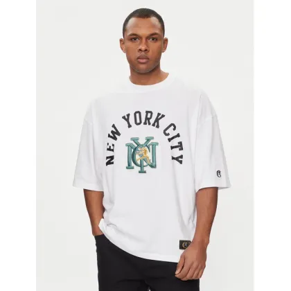 Zdjęcie Champion T-Shirt 220003 Biały Boxy Fit