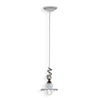 Zdjęcie Mała lampa wisząca Roma w stylu klasycznym z Włoch