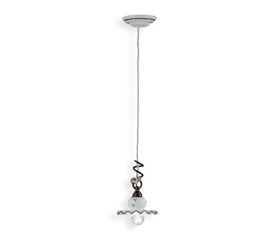 obrazek 1 Mała lampa wisząca Roma w stylu klasycznym z Włoch