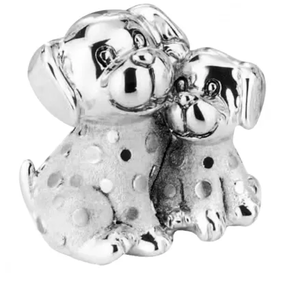Picture Adorable Dog Figurine 5x5