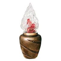 Picture Original bronze grave candle made in Italy