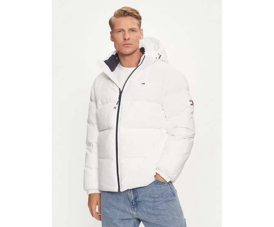 obrazek 1 Tommy Jeans Kurtka puchowa Essential DM0DM19786 Biały Regular Fit