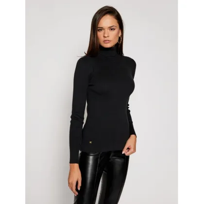 Zdjęcie Lauren Ralph Lauren Golf L/s Turtle Neck 200643398011 Czarny Slim Fit LAUREN RALPH LAUREN