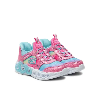 Zdjęcie Skechers Sneakersy Infinite Heart Lights 303755N/PKMT Srebrny