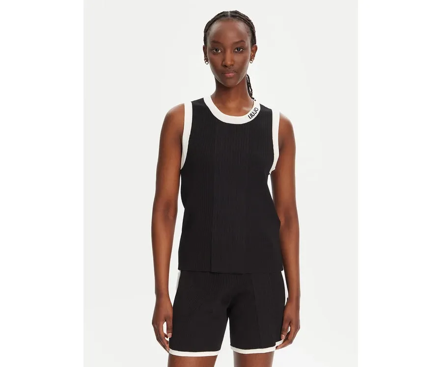 obrazek 1 Liu Jo Sport Top TA5092 MS022 Czarny Regular Fit