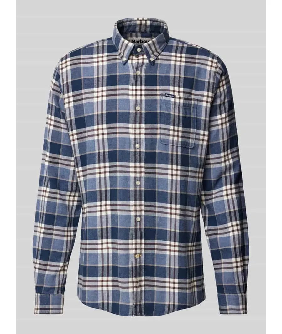 obrazek 1 Koszula casualowa o kroju tailored fit z kołnierzykiem typu button down model ‘Fallbay’