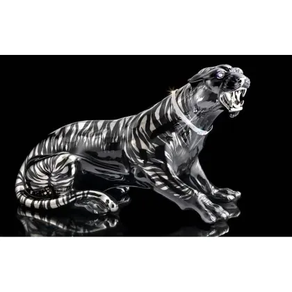 Picture A classic figurine for the living room - a tiger made of ceramics