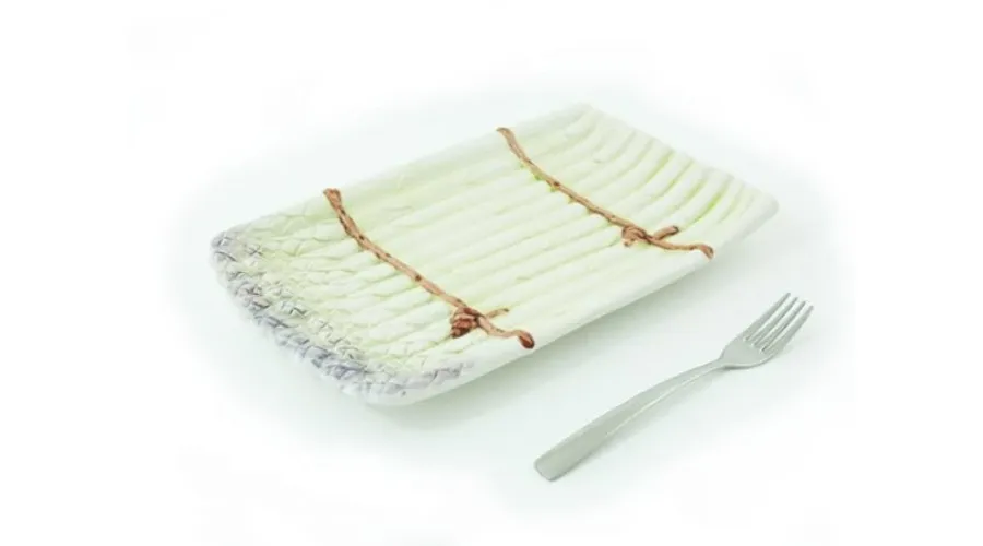 obrazek 2 Duża prostokątna taca w kształcie szparagów - Le Ceramiche