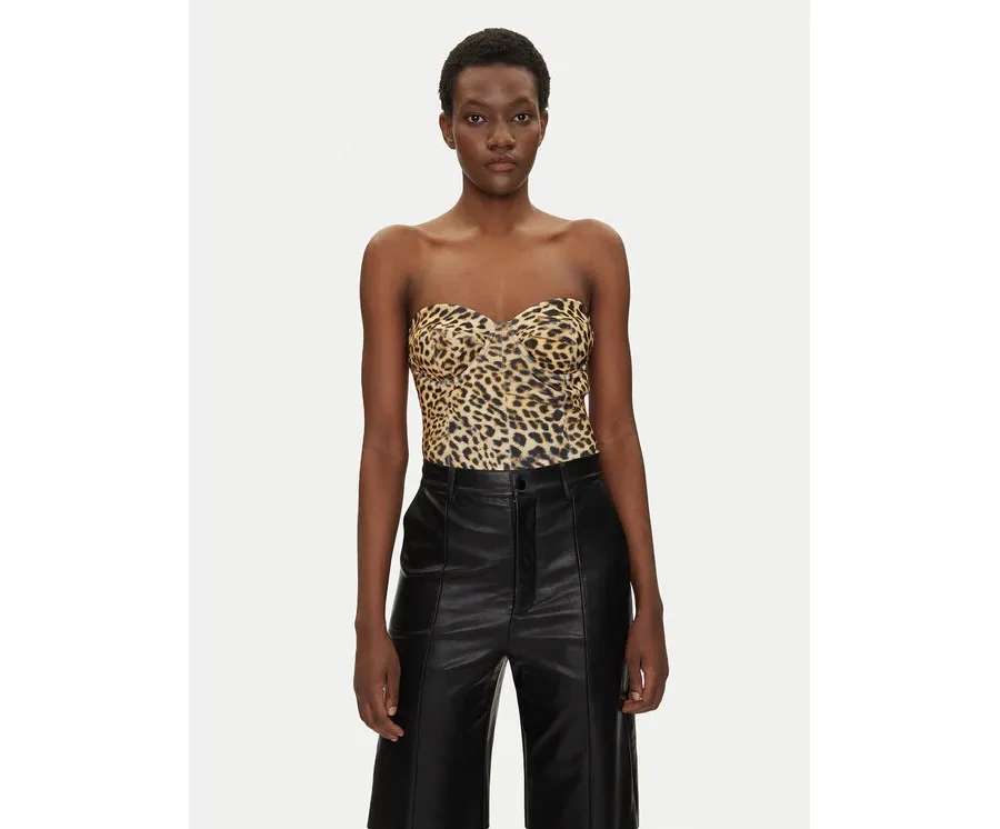 obrazek 1 NORMA KAMALI Body Mio KK324XPL300656 Brązowy Slim Fit