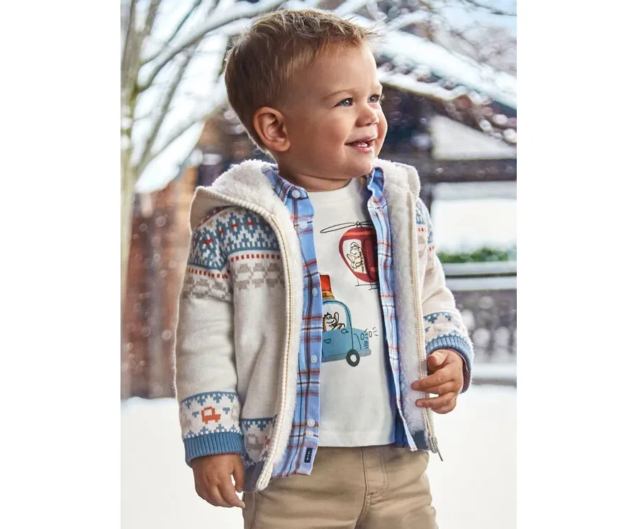 obrazek 1 Mayoral Sweter 2319 Beżowy Regular Fit