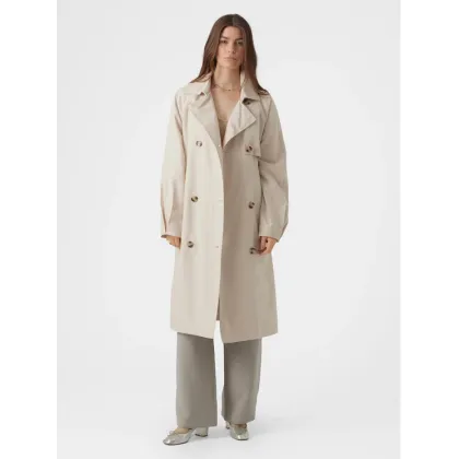Zdjęcie Vero Moda Trencz Doreen 10301287 Écru Regular Fit