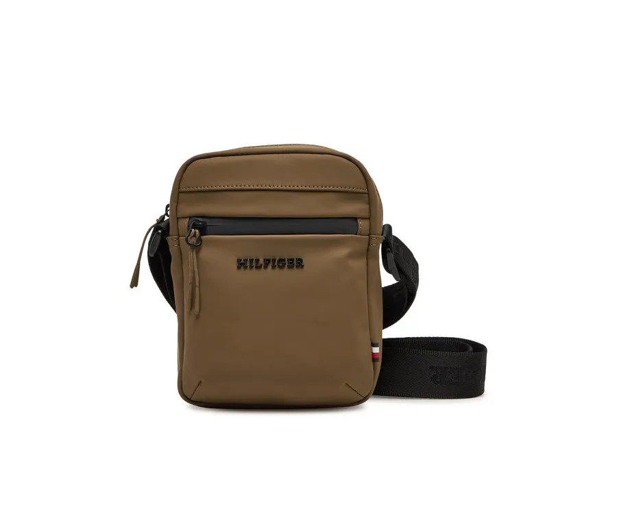 obrazek 1 Tommy Hilfiger Saszetka Th Tpu Mini Reporter AM0AM13498 Brązowy