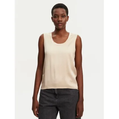 Zdjęcie ViCOLO Bluzka TD0006 Beżowy Relaxed Fit