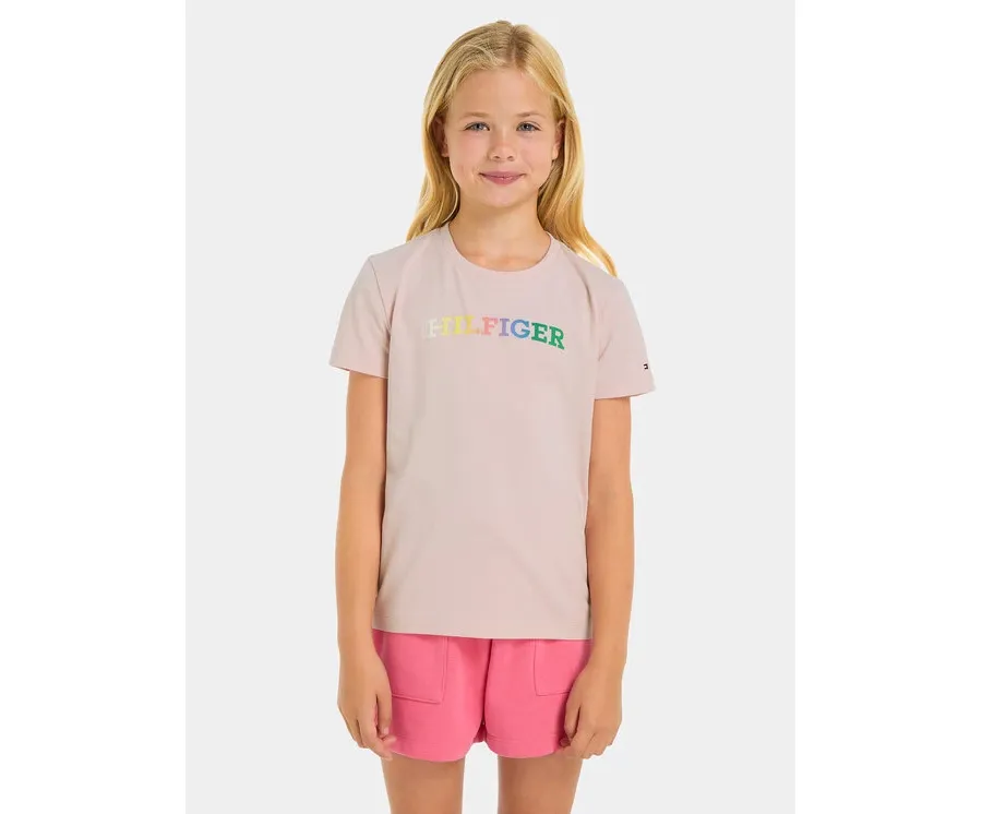 obrazek 1 Tommy Hilfiger T-Shirt Monotype KG0KG07851 D Różowy Regular Fit