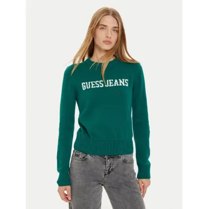 Zdjęcie Guess Jeans Sweter W4BR10 Z3HM1 Zielony Regular Fit