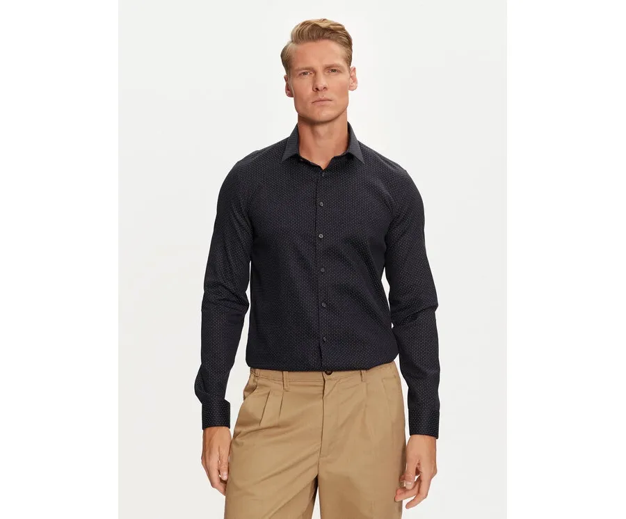 obrazek 1 Calvin Klein Koszula K10K113521 Granatowy Slim Fit