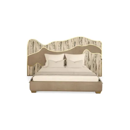 Zdjęcie Kremowo beżowe łóżko do inspirującej sypialni – Muranti