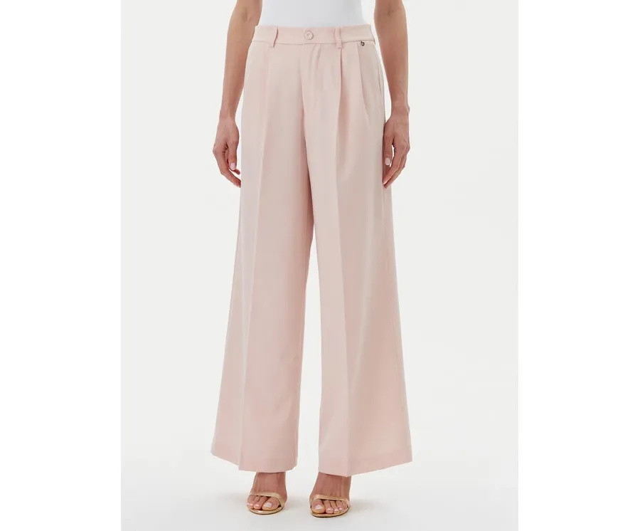 obrazek 1 Rinascimento Spodnie palazzo CFC0123671003 Różowy Regular Fit