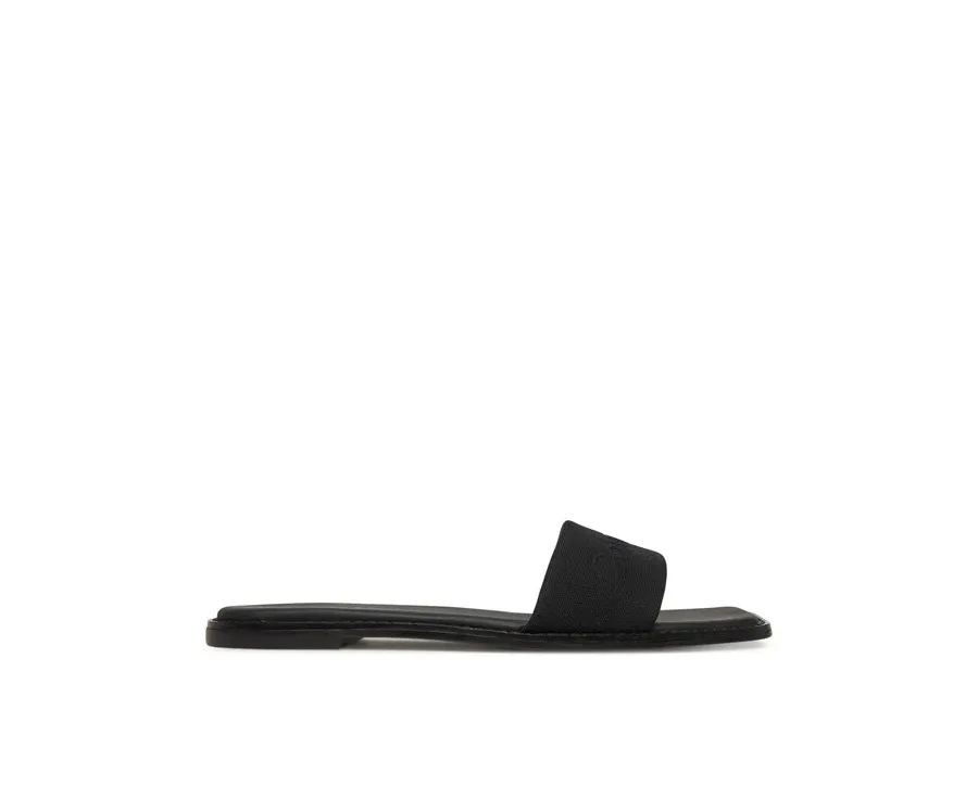 obrazek 1 Calvin Klein Klapki Flat Slide - He HW0HW02378 Czarny