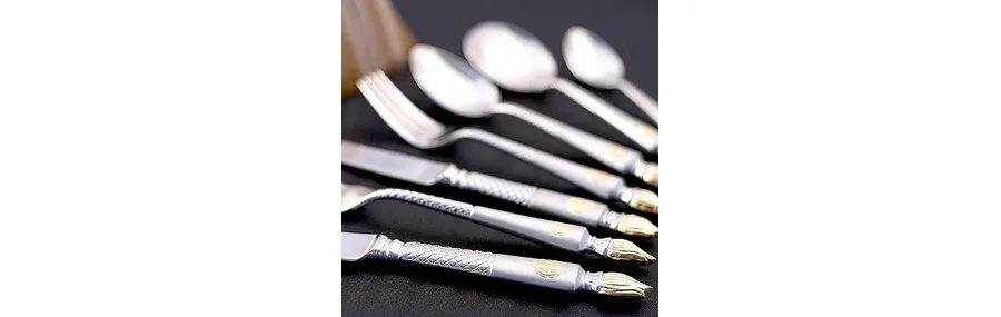 picture 3 Clive Christian Gilded Cutlery Set Empire Flame 125 el.
