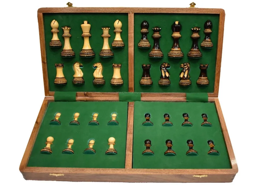 obrazek 3 Luksusowa plansza z fantastycznymi figurami do gry w szachy - The Chess Empire