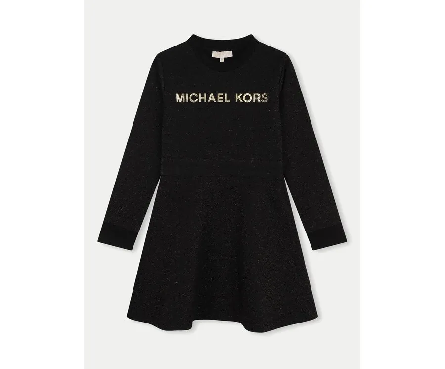 obrazek 1 MICHAEL KORS KIDS Sukienka codzienna R30166 D Czarny Regular Fit