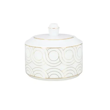 Zdjęcie Elegancka cukiernica porcelanowa Infinity na prezent