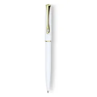Picture Exclusive Travaller ballpoint pen in white with gold decorations