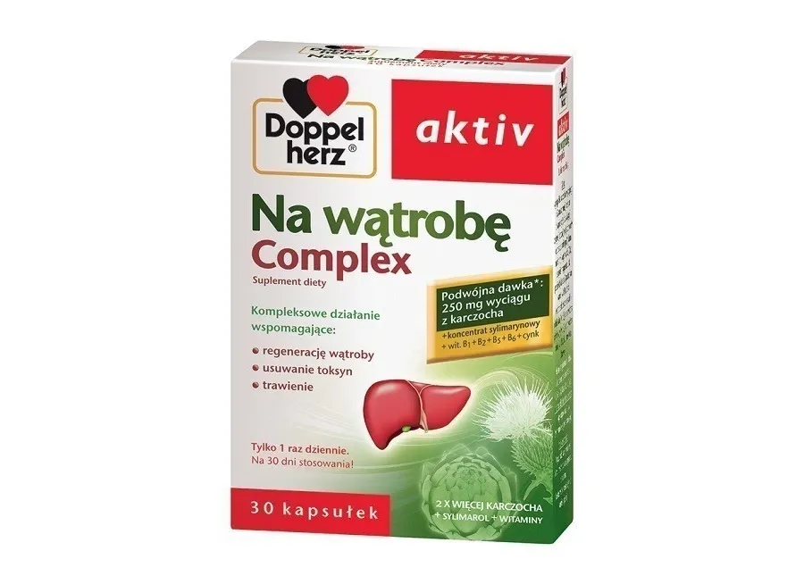 obrazek 1 Doppelherz Aktiv Na Wątrobę Complex, Kapsułki DOPPELHERZ
