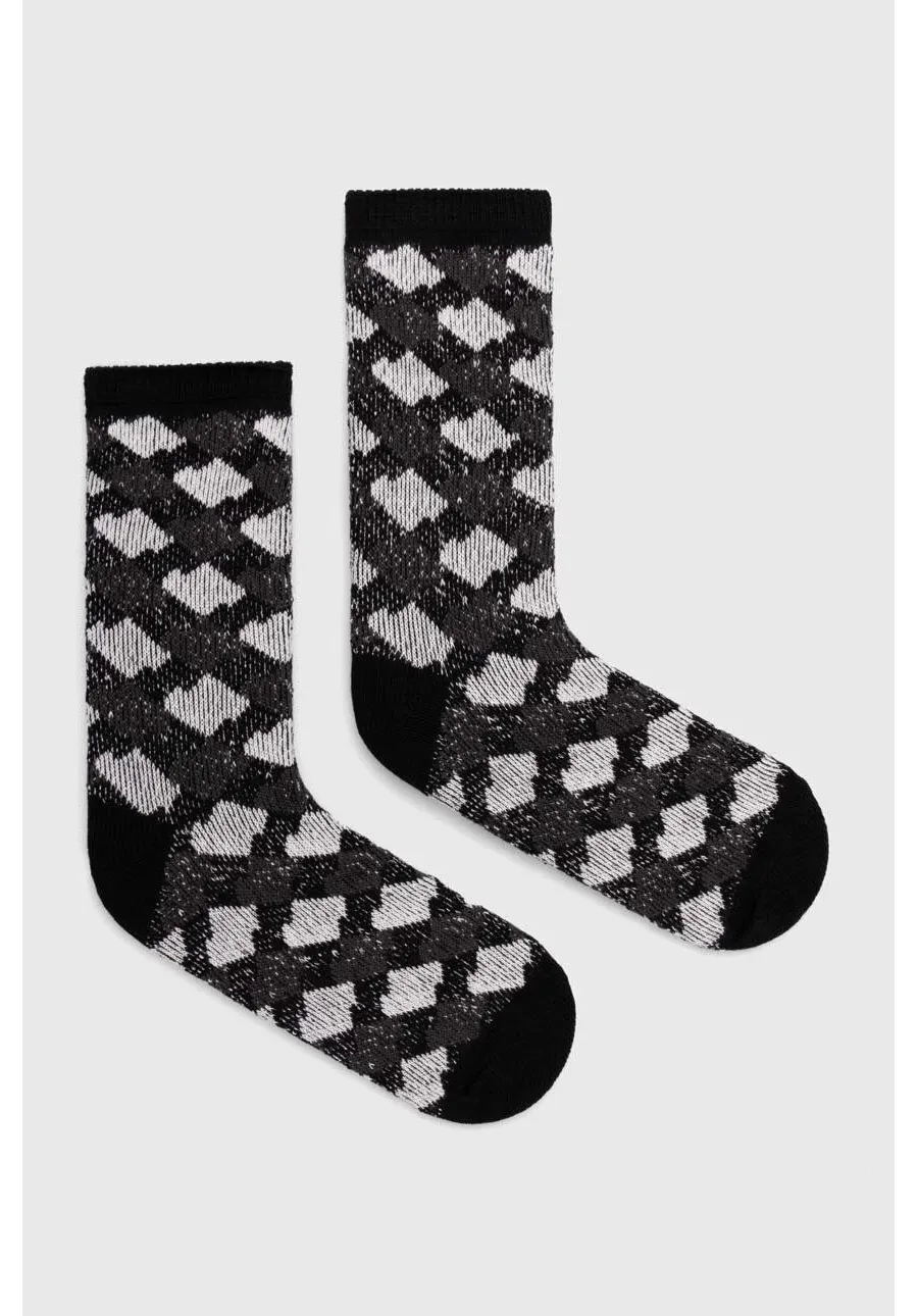 obrazek 1 Ader Error skarpetki Tenit Gingham kolor czarny BMADFWAC0303