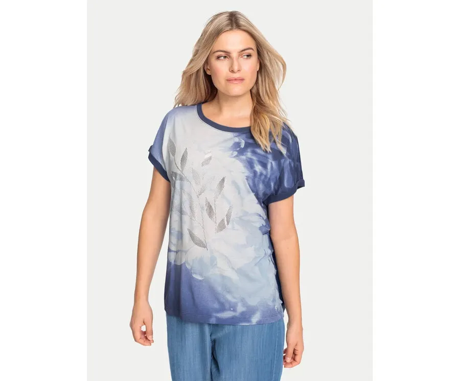 obrazek 1 Olsen T-Shirt 11105088 Granatowy Regular Fit