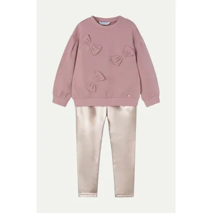 Zdjęcie Mayoral Komplet bluza i legginsy 4707 Różowy Regular Fit