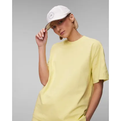 Zdjęcie Żółty T-shirt Damski Adidas By Stella Mccartney Asmc Logo Tee Adidas by Stella McCartney