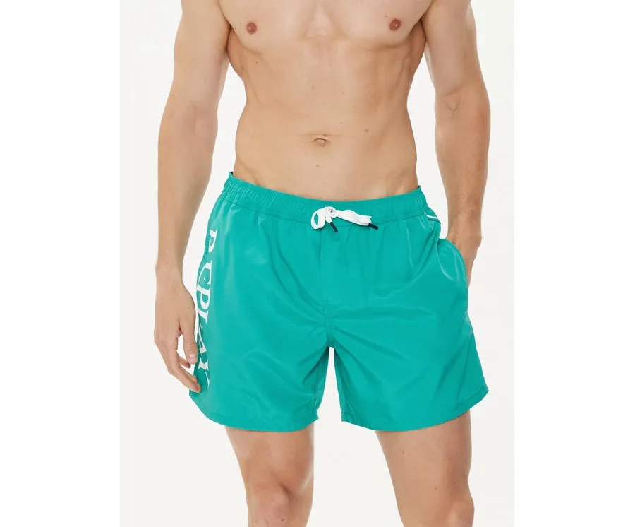 obrazek 1 Replay Szorty kąpielowe LM1119.000.82972 Zielony Regular Fit REPLAY