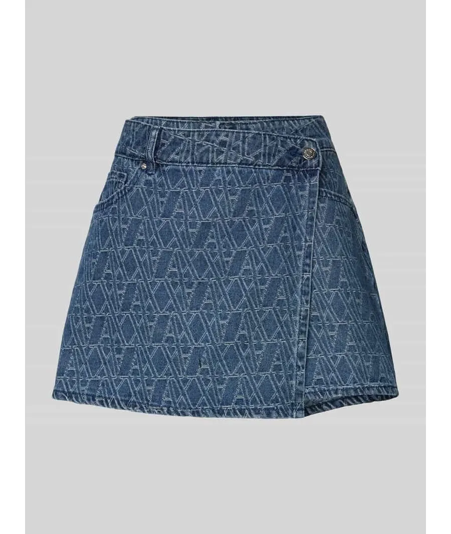 obrazek 1 Spódnica jeansowa w stylu kopertowym