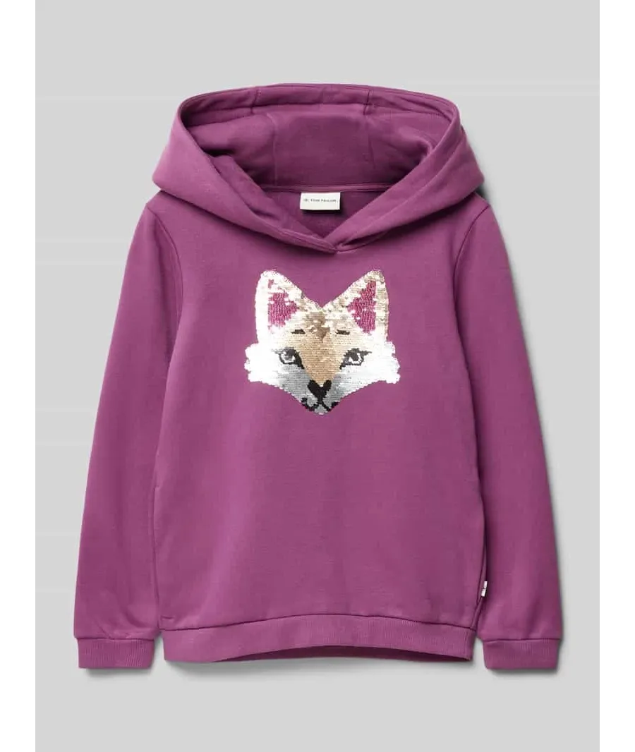 obrazek 1 Bluza z kapturem o kroju regular fit z bawełną