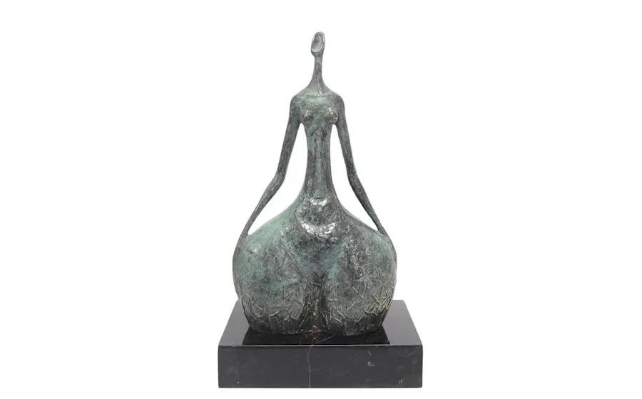 obrazek 1 Unikalna rzeźba kobiecego tułowia wykonana z brązu