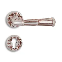Picture Neoclassical Volterra handle with a door key rosette