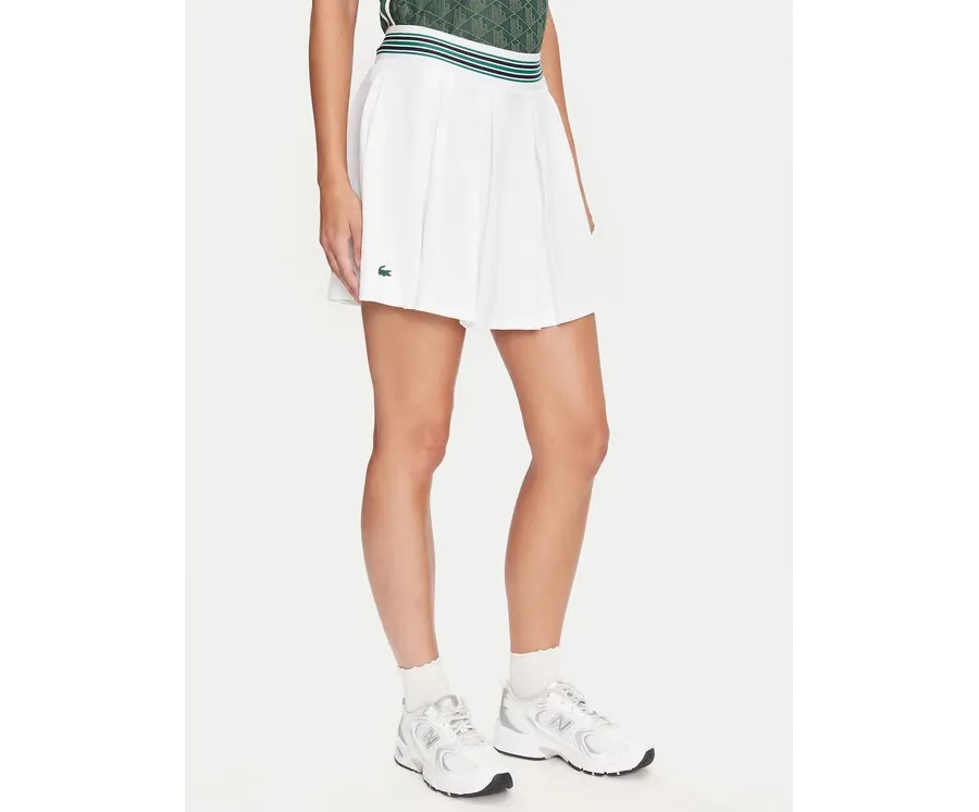 obrazek 1 Lacoste Spódnica tenisowa JF0990 Biały Regular Fit