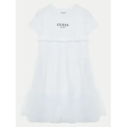 Zdjęcie Guess Sukienka elegancka J5RK18 K6YW0 Biały Regular Fit