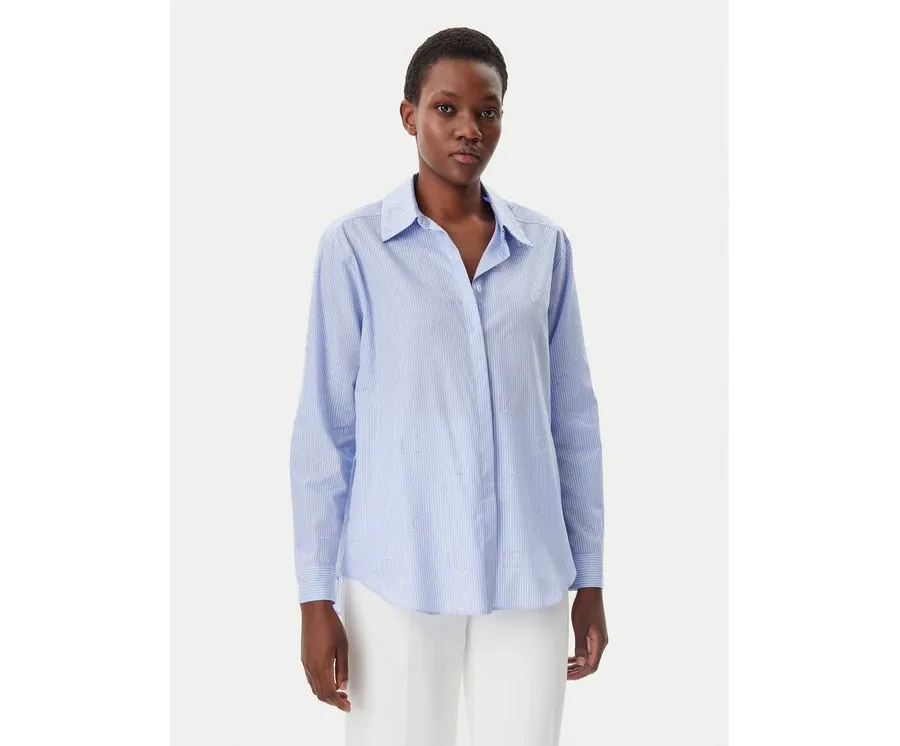 obrazek 1 LOLA CASADEMUNT Koszula LS2515014 Niebieski Regular Fit