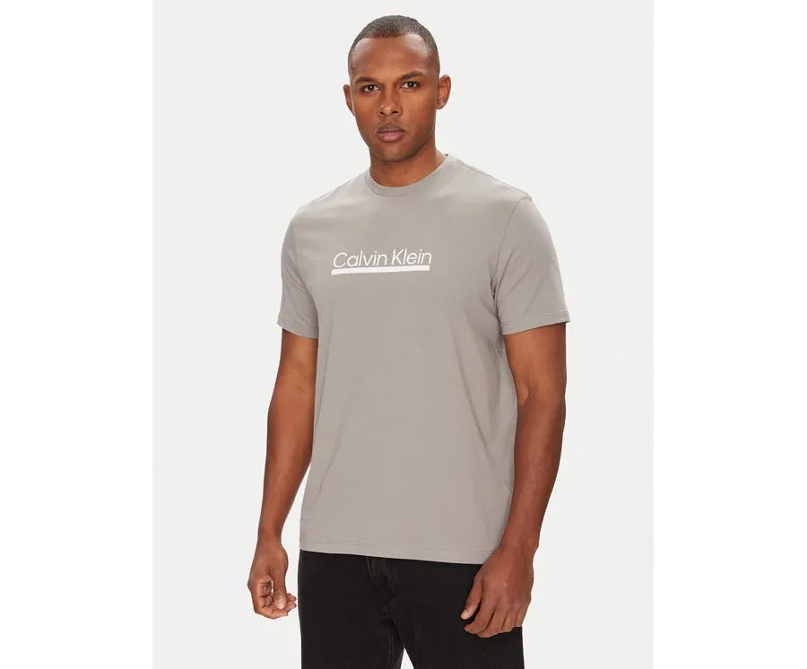 obrazek 1 Calvin Klein T-Shirt Outline Tape Graphic LV04RC852G Szary Regular Fit