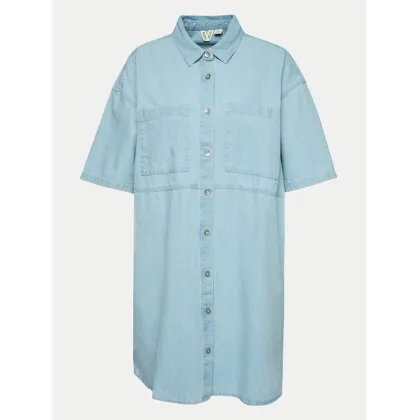 Zdjęcie Roxy Sukienka jeansowa Pacific Night ERJDD03005 Niebieski Relaxed Fit