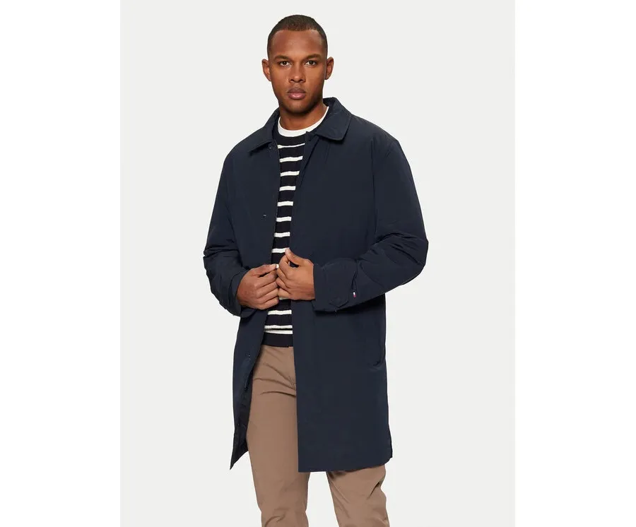 obrazek 1 Tommy Hilfiger Płaszcz przejściowy MW0MW37651 Granatowy Regular Fit