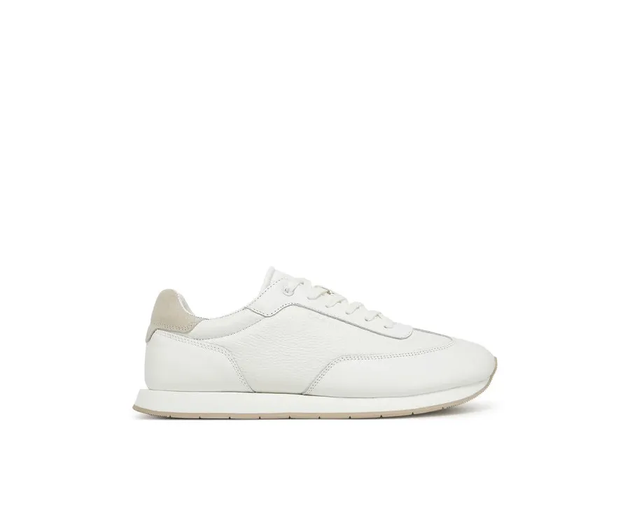 obrazek 1 Calvin Klein Sneakersy Low Top Lace Up Tmbl Lth HM0HM01804 Biały