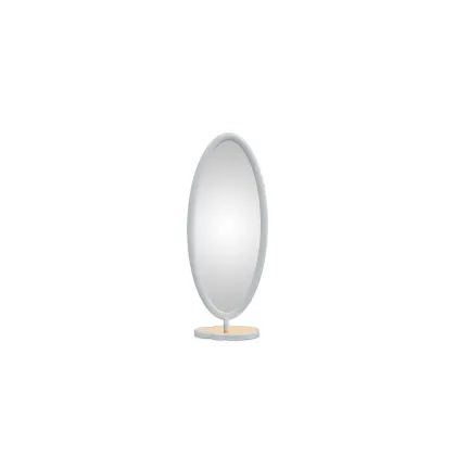 Picture Light gray floor mirror for a child
