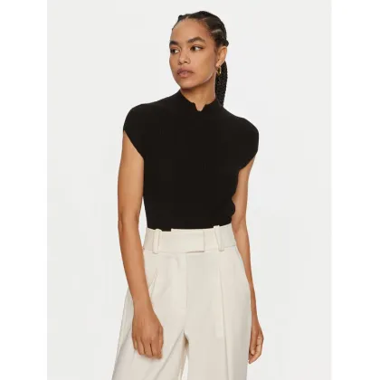 Zdjęcie TWINSET Bluzka 242TP3110 Czarny Slim Fit